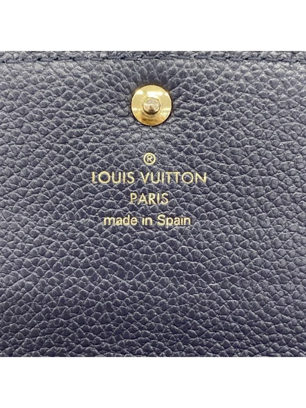 Louis Vuitton Wallet Monogram Empreinte Portefeuille Emily Marine